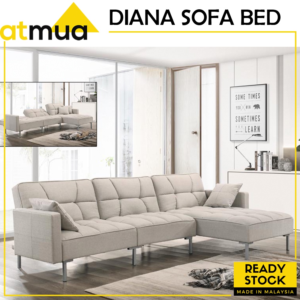 L Shaped Sofa Bed Malaysia Baci Living Room