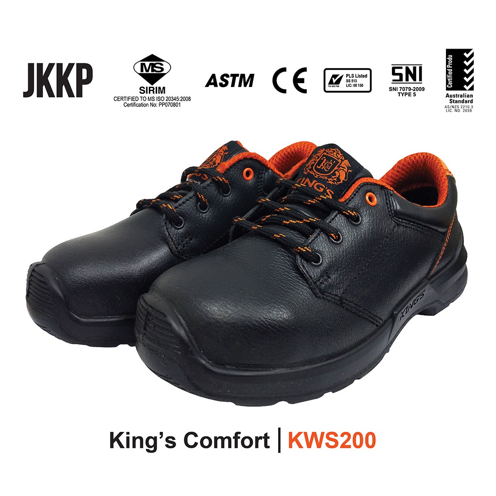 King's LowCut Laced Safety Shoes, Model KWS200 ubicaciondepersonas