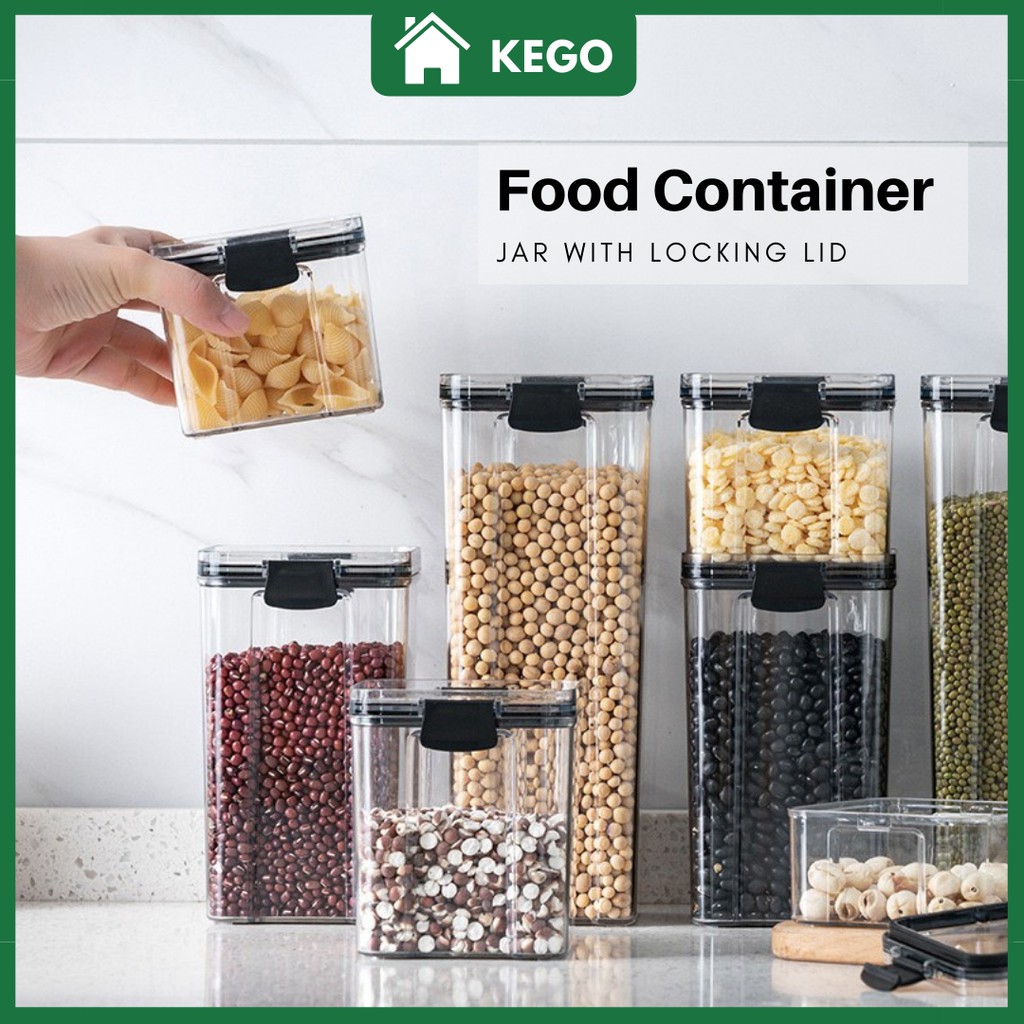 Airtight Canister Plastic Set Organizer Food Container Food Storage box Shopee Malaysia