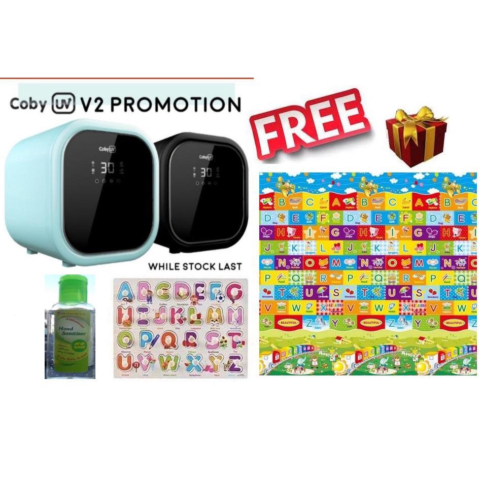 Coby UV V2 Bottle Sterilizer FREE Folding Floor Mat + FREE Anti