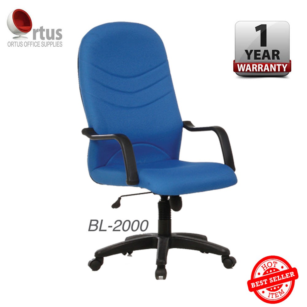 High Back Office Chair Office Furniture Pejabat Kerusi Shopee