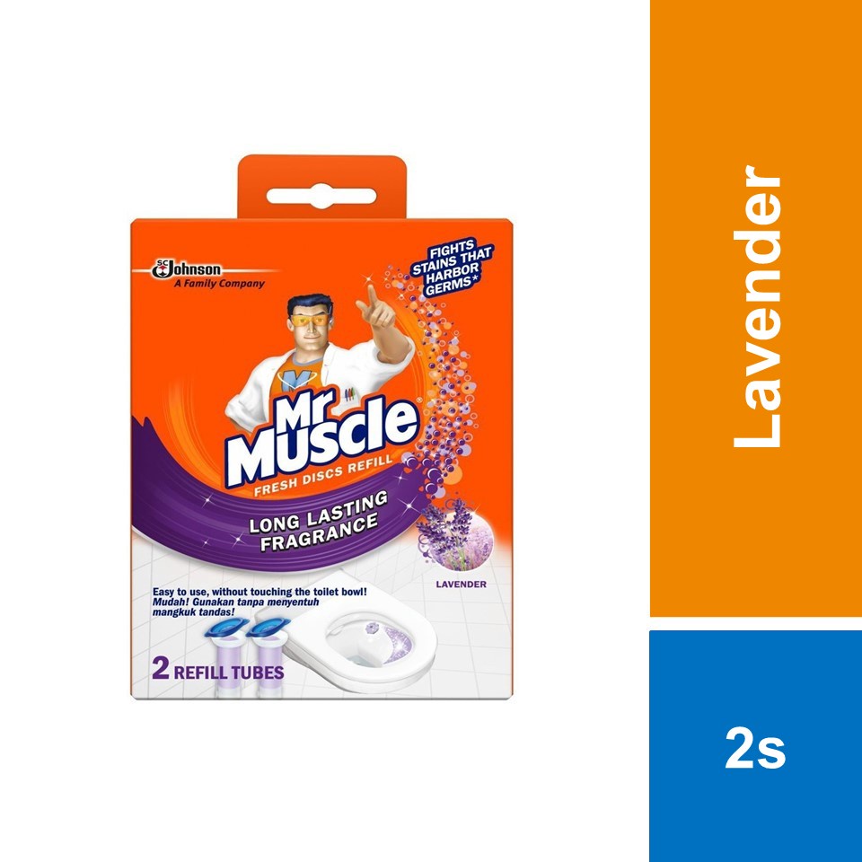 Mr Muscle Freshdisc Lavender Fresh Disc Refill 12S Shopee Malaysia
