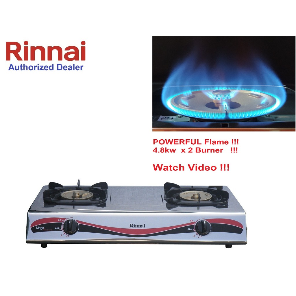 Rinnai RI522MM Table Top Gas Stove Shopee Malaysia