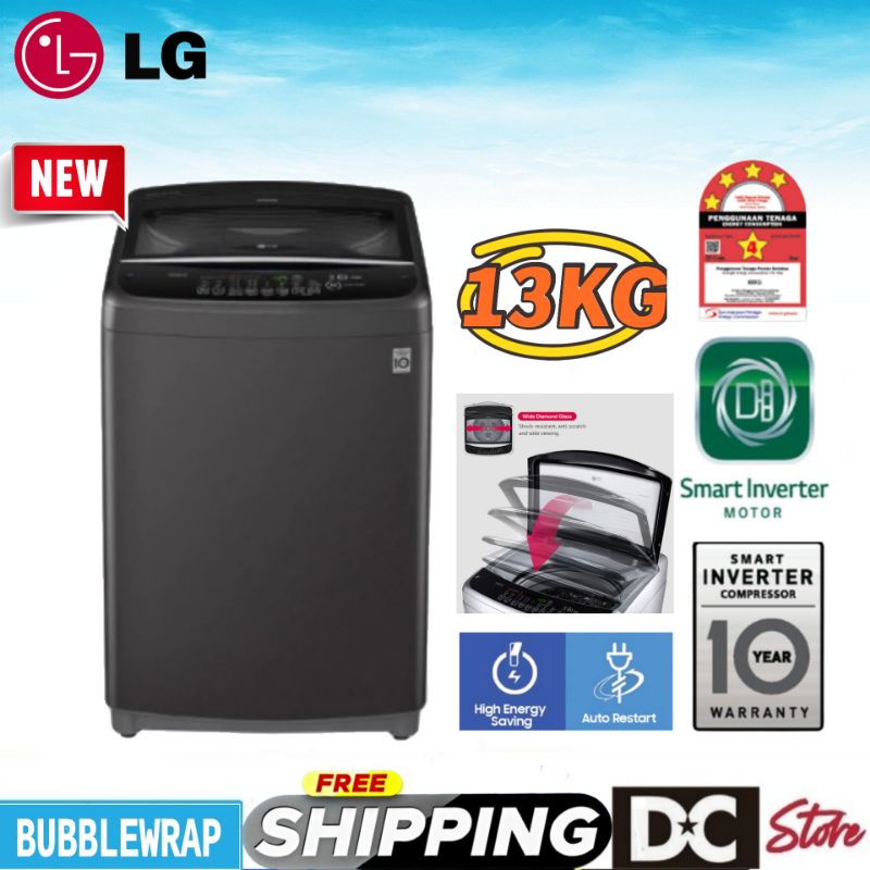 LG 13kg Top Load Washer TH2113DSAK (with Inverter Direct Drive