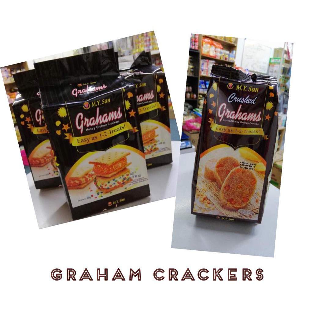 GRAHAMS CRACKERS 200 GRAMS EASY AS 12TREATS! BISCUIT OR CRUSHED