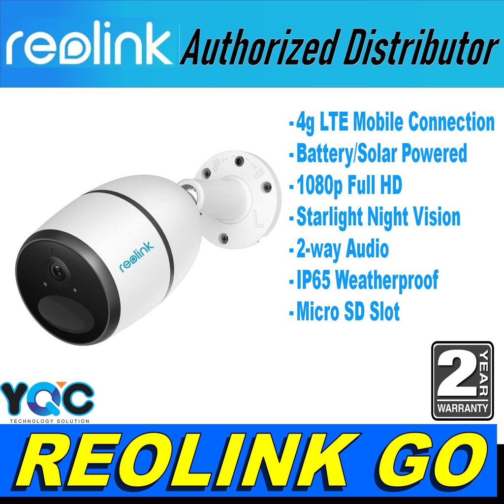 Reolink Go 4G LTE IP Security CCTV Outdoor Wireless Sim Card CCTV Battery Powered Camera