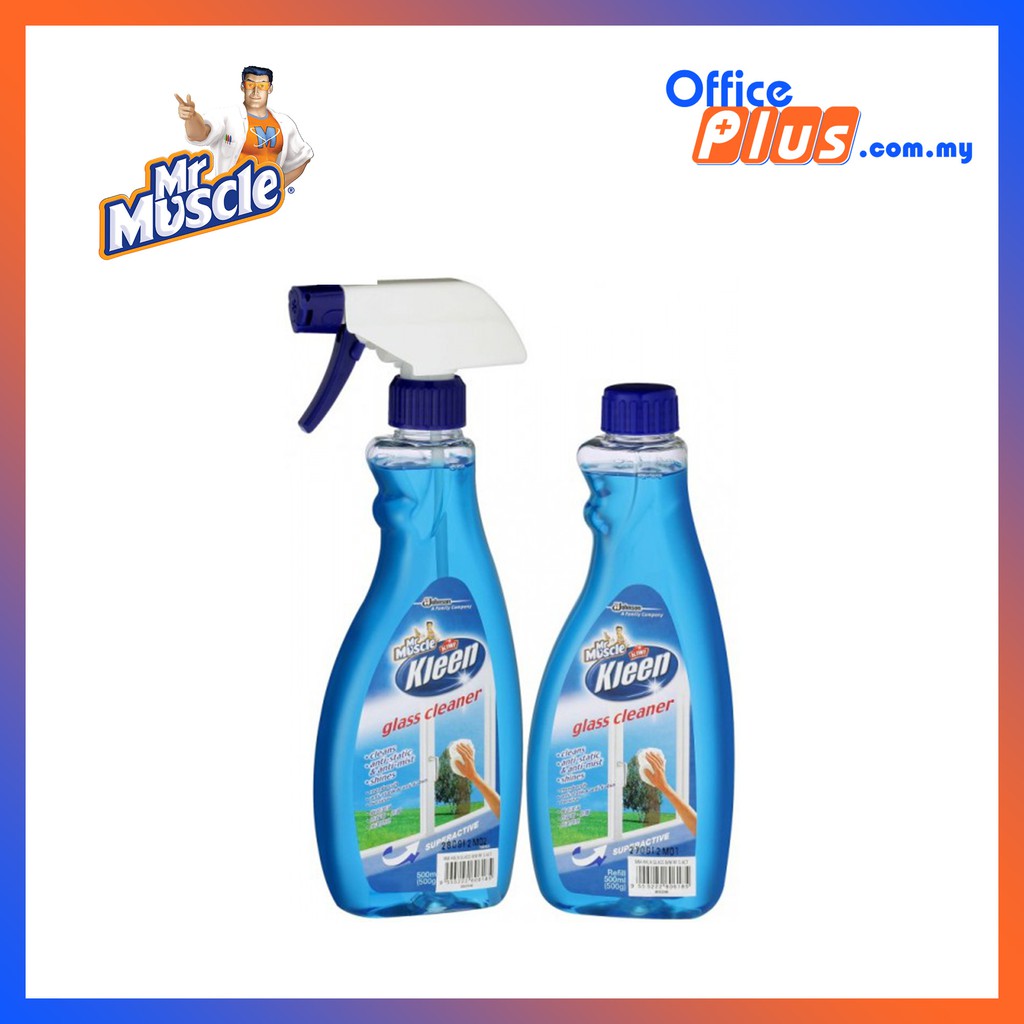 Mr. Muscle Kiwi Kleen Glass Cleaner Value Pack 500mL x 2 Shopee Malaysia