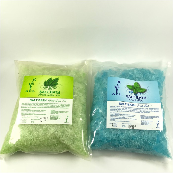 Acl Salt Bath Fresh Mint & Green Tea 1 Kg Shopee Malaysia