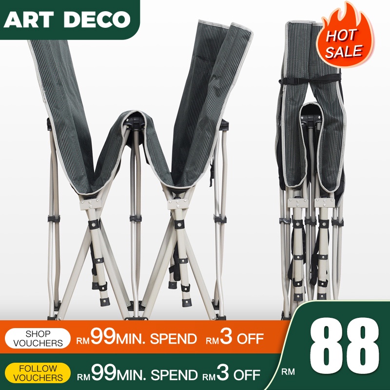 Camping Bed Cot outdoor Folding Chair camping kerusi lipat tidur