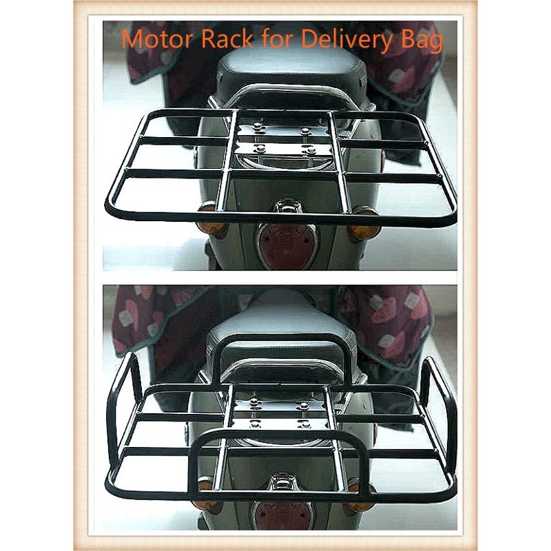💥Ready Stock💥Motor Metal Steel Rack Food Thermal Delivery Bag Food Warmer Cooler Motor Food