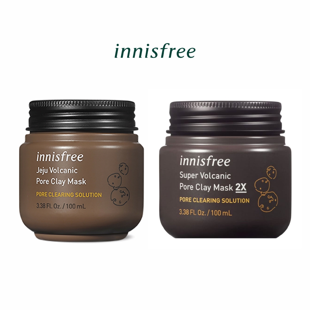 Innisfree Jeju Volcanic Pore Clay Mask / Super Volcanic Pore Clay Mask 2X 100ml Shopee Malaysia