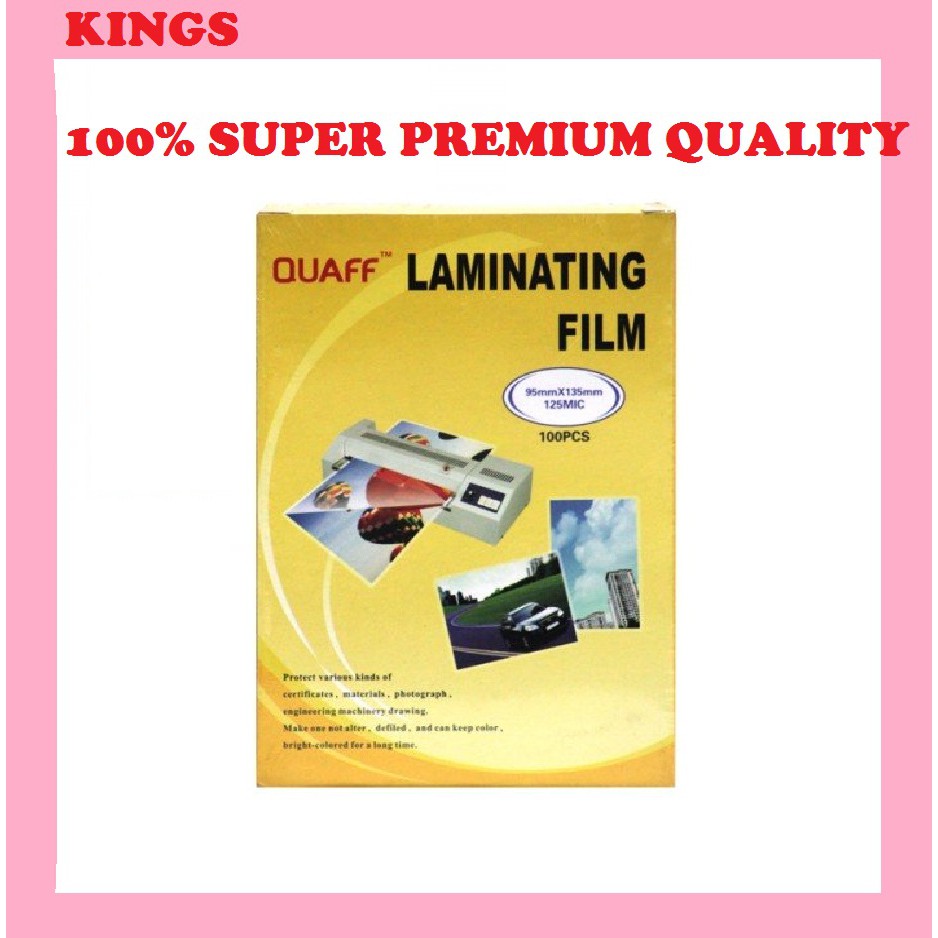 MASTER A4 LAMINATOR FILM / A4 LAMINATING FILM / LAMINATE FILM Shopee