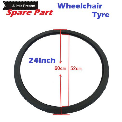Wheelchair tyre 24inch standard size Shopee Malaysia