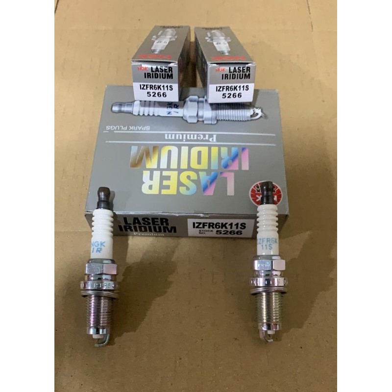 NGK IZFR6K11S 5266 LASER IRIDIUM SPARK PLUG (1 SET 4 PCS) Shopee