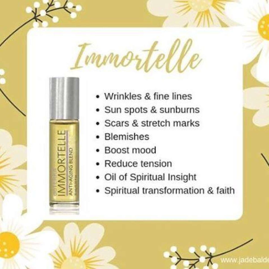 doTERRA Immortelle RollOn AntiAging Blend Essential Oil 10ml EXP 2024