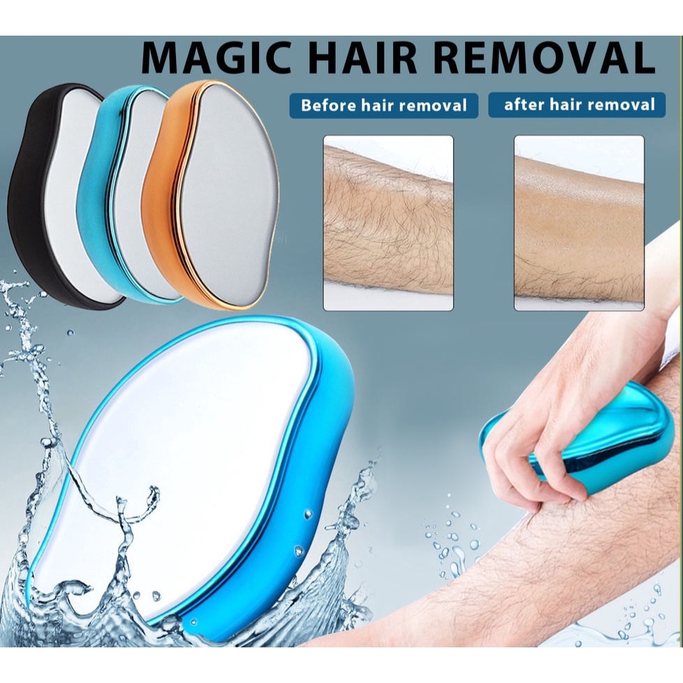 Painless skin epilator nano glass epilator portable exfoliating beauty tool hair removal Magic