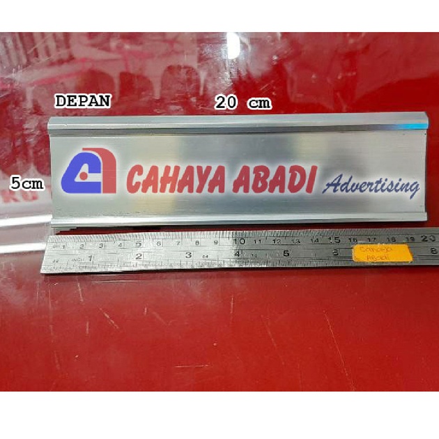 Name Plate Holder Name Desk Aluminum Table Sliding Sign Holder