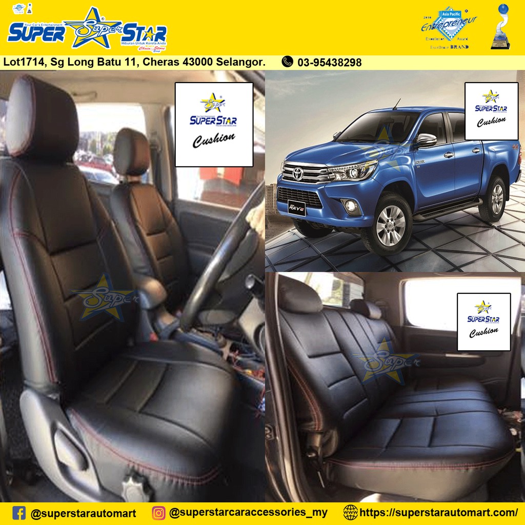 Superstar Cushion Toyota Hilux Revo 20162020 Premier Leather Seat