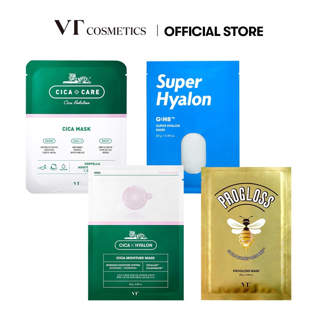 [VT COSMETICS] Face Sheet Mask_Cica /Super Hyalon [1EA] Shopee Malaysia