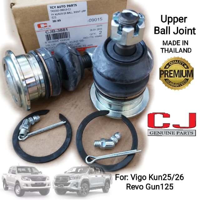 Toyota Hilux Vigo/Revo (KUN25 / Gun125) Upper Ball Joint GREASEABLE (CJ
