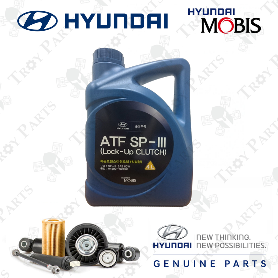 (4L) Kia / Hyundai ATF SPIII SP3 SP Auto Transmision Fluid Automatic