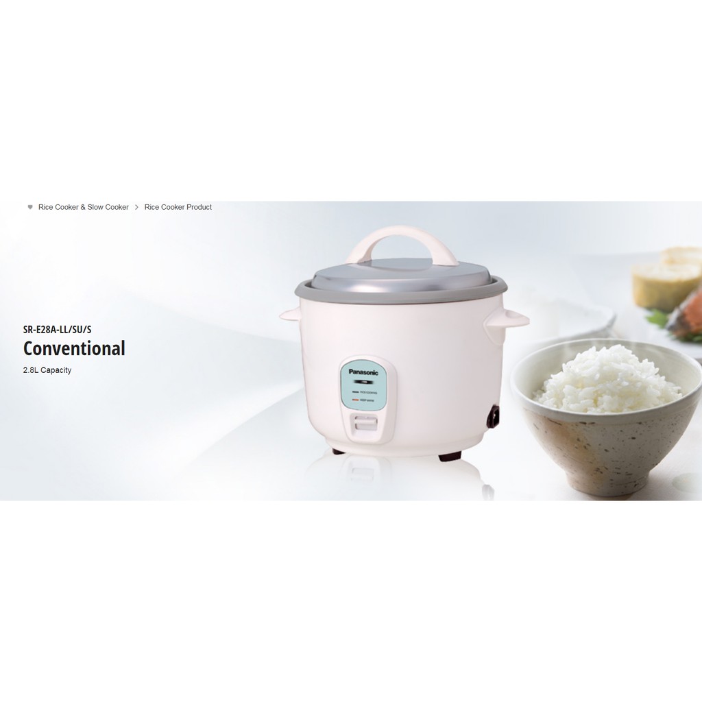 PANASONIC RICE COOKER 2.8L CONVENTION SRE28A Shopee Malaysia