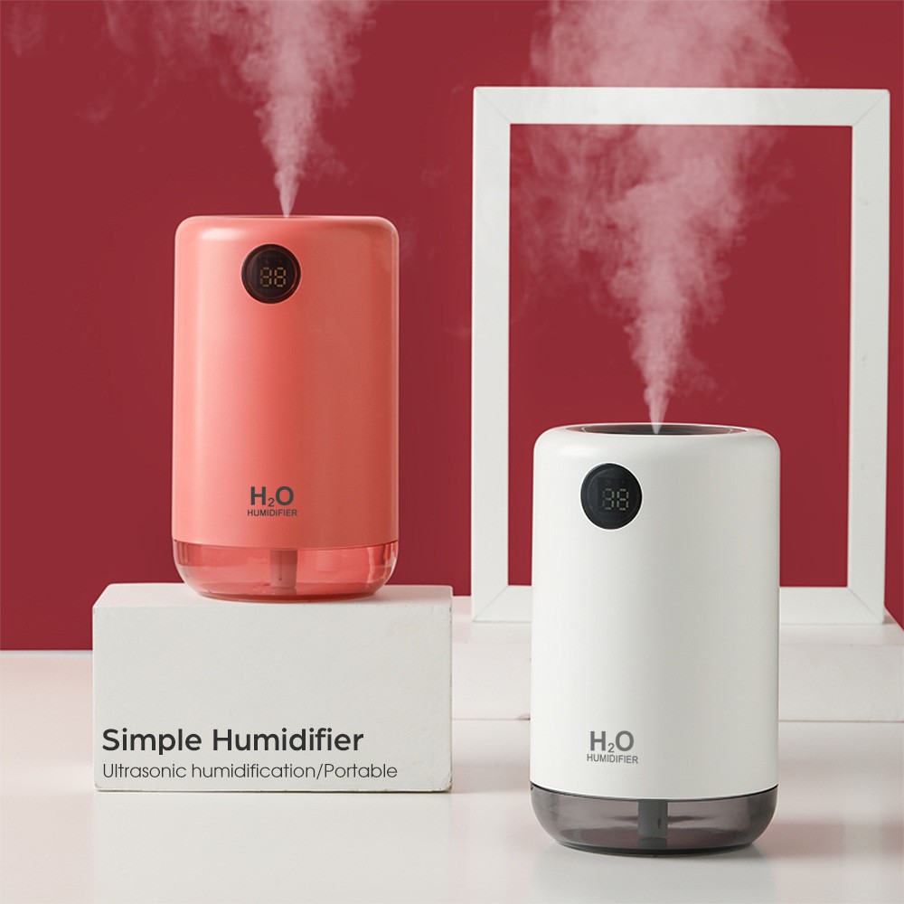 500ML Simple Air Humidifier Wireless Rechargeable With 2000mAh Battery