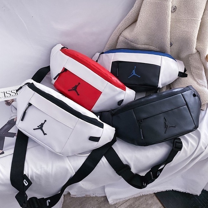 【ready stock】Air Jordan AJ Waterproof Chest Bag Casual Pockets Shoulder