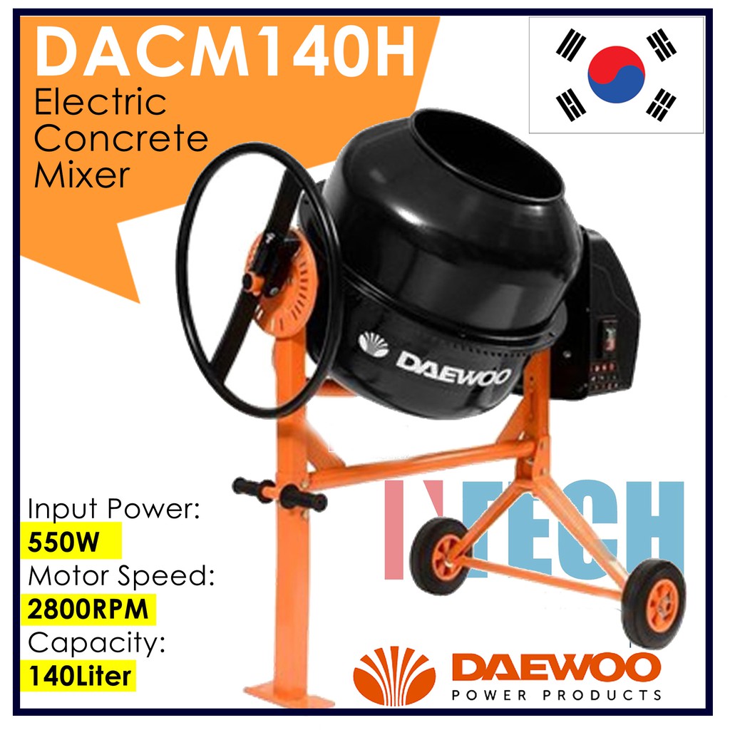 DAEWOO DACM140H ELECTRIC CONCRETE MIXER Shopee Malaysia