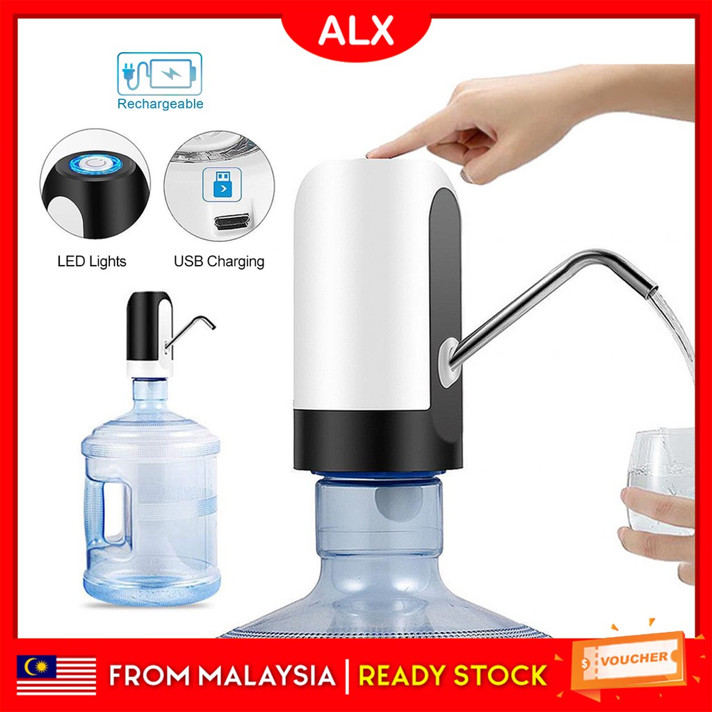 ALX Rechargeable Automatic Electric Water Dispenser Drinking Bottle