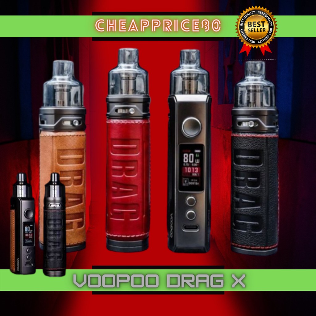 ðŸ”¥ð‘ð„ð€ðƒð˜ ð’ð“ðŽð‚ðŠðŸ”¥ORIGINAL VOOPOO DRAG X POD KIT 80W Voopoo S Pnp Coil Vinci