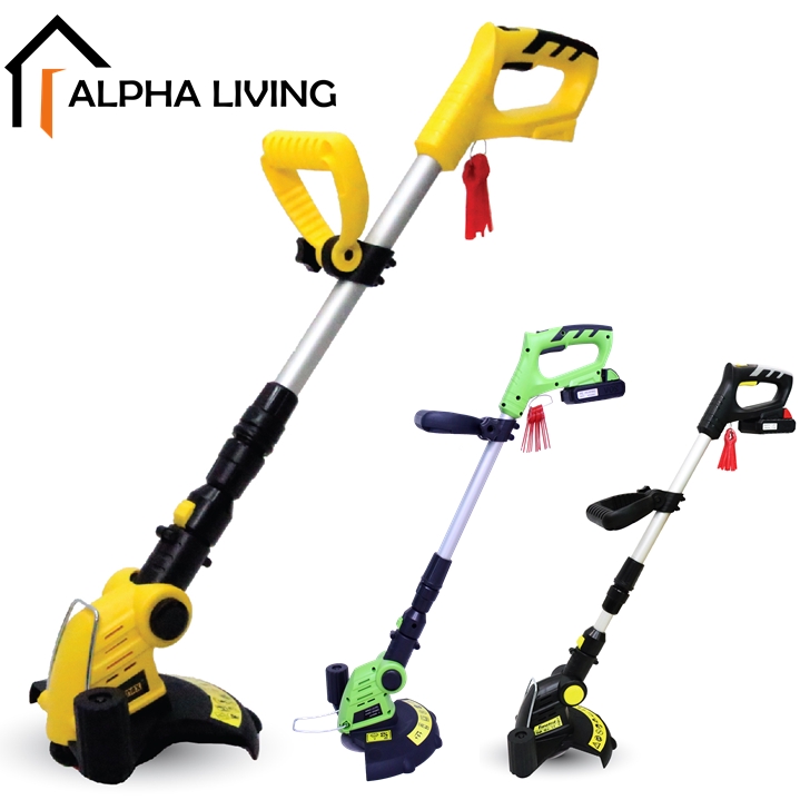 READY STOCK!! Rechargable 20V Cordless Grass Trimmer Electric Lawn