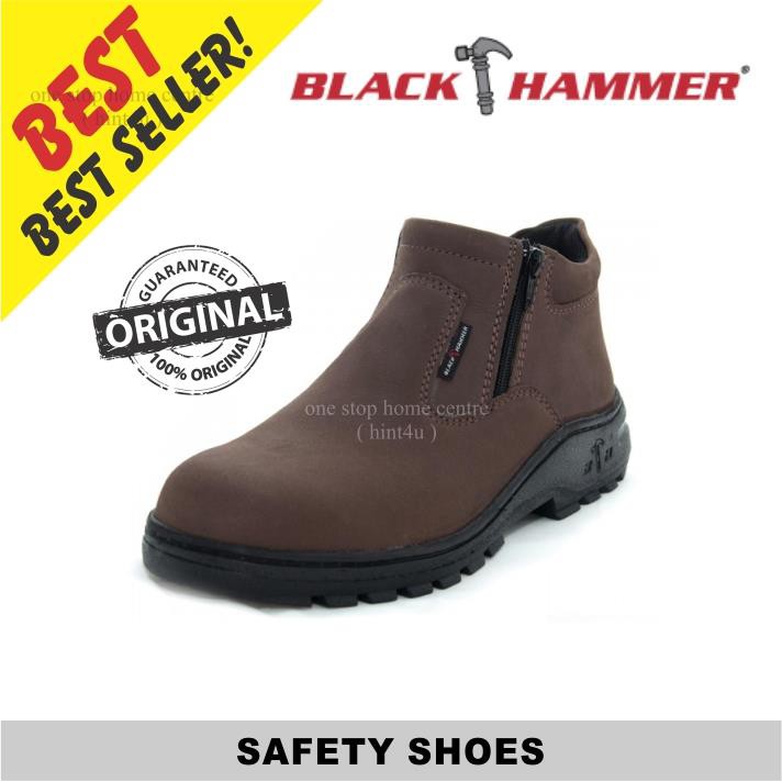 Black Hammer BH2882 Safety Shoes ( Brown ) Shopee Malaysia