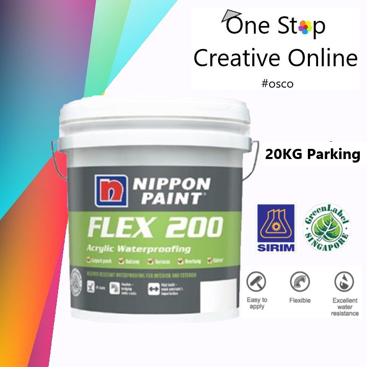 Nippon Paint Flex 200 (20KG) Waterproofing Coating (Exterior / Interior