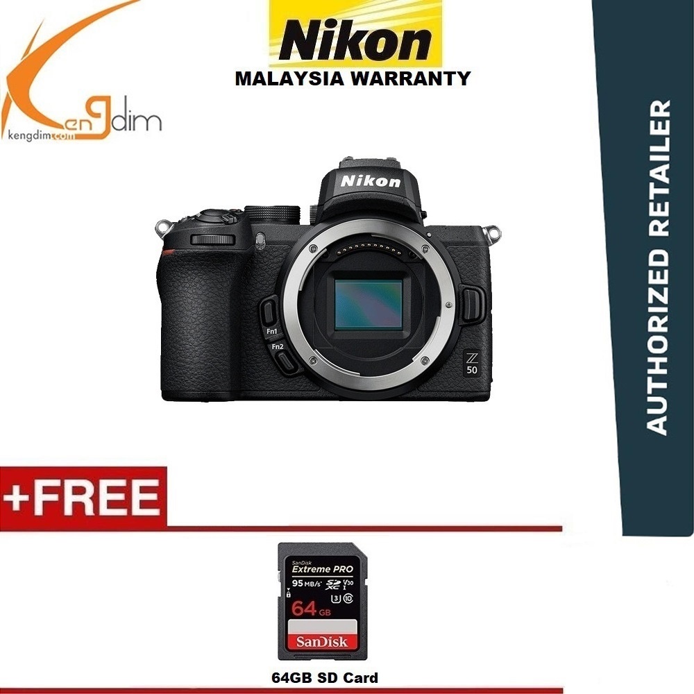 Nikon Z50 Mirrorless Digital Camera (Body Only)(NIKON MALAYSIA WARRANTY