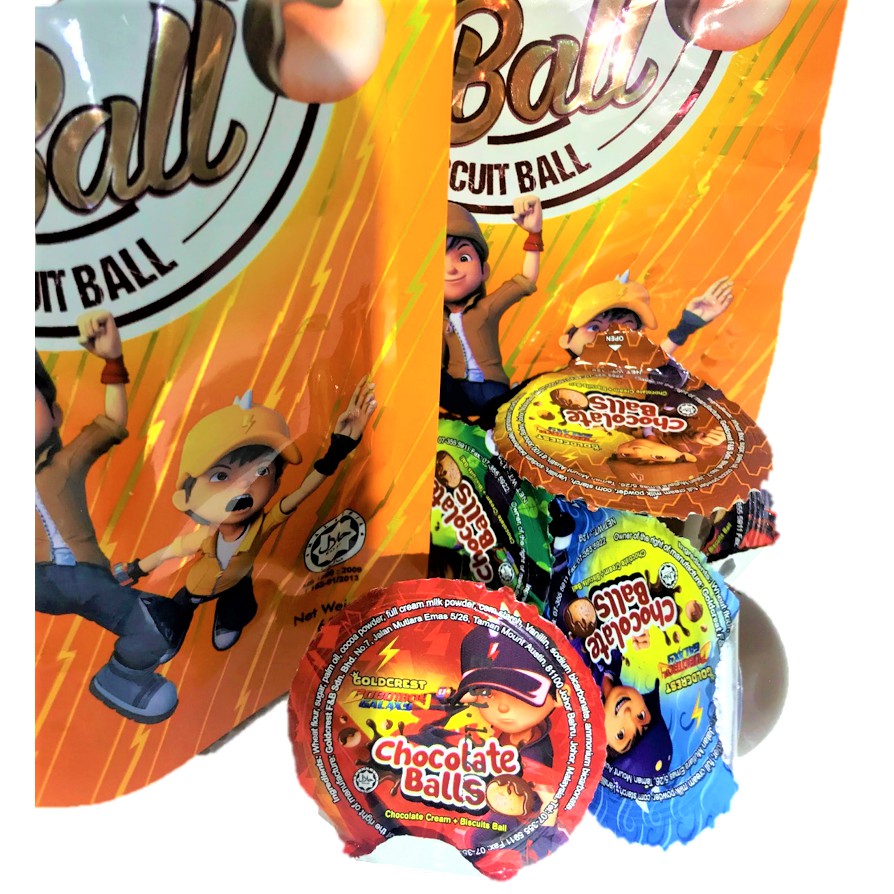 Boboiboy Chocolate Ball (4 Pax) | Shopee Malaysia