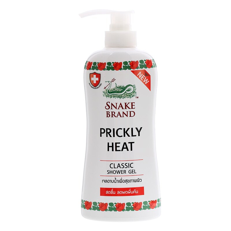 SNAKE BRAND PRICKLY HEAT SHOWER GEL 450ML (classic) (red) Shopee Malaysia
