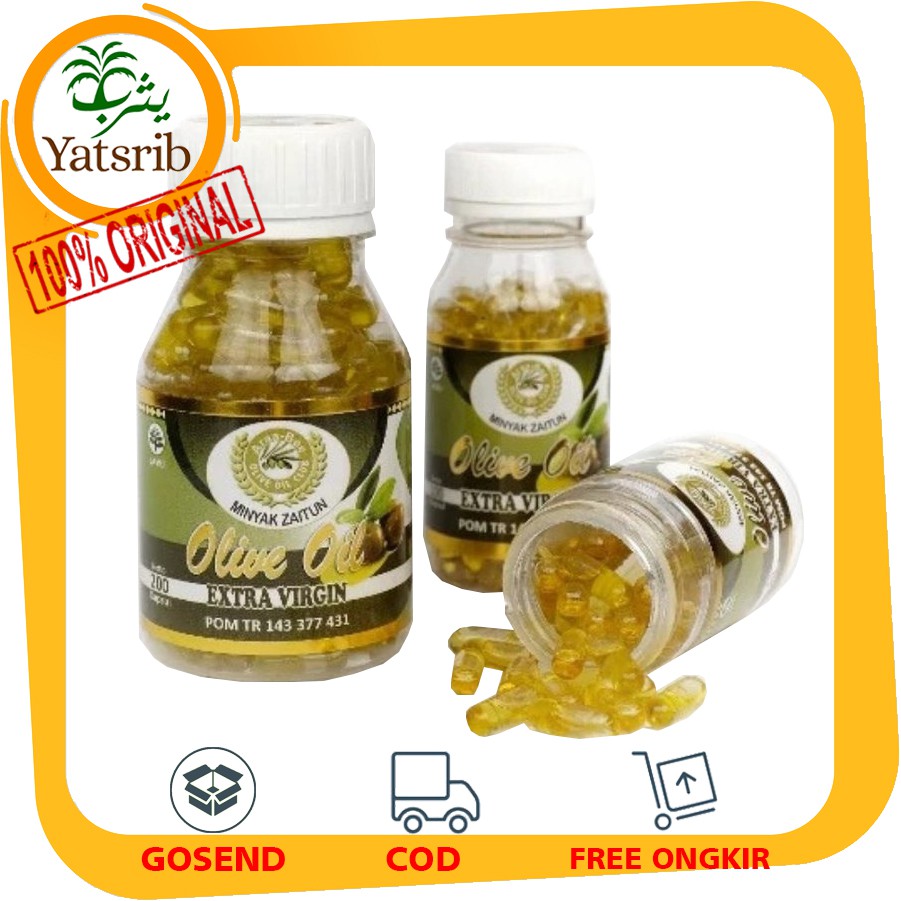 Extra Virgin Olive Oil 200 Capsules Olive Oil Original Olive Oil
