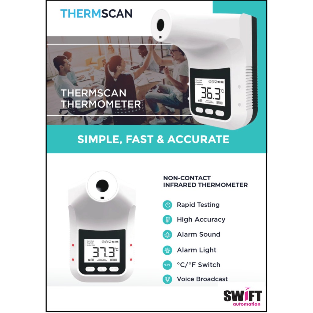ThermScan Thermometer ( Temperature scanner) Shopee Malaysia