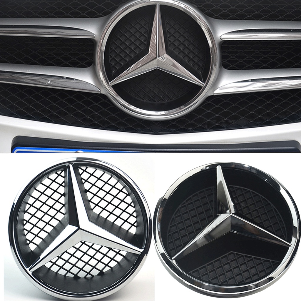 Mirror Car Front Emblem Grille Badge Star Logo For Mercedes Benz E260