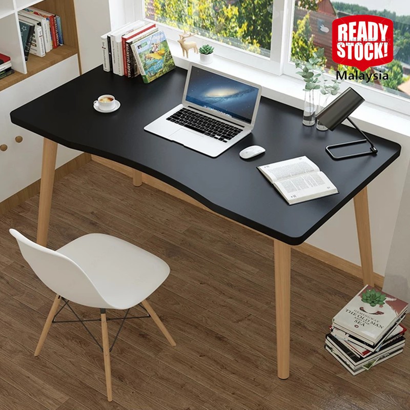 Ready Stock Nordic style wooden study desk computer desk modern