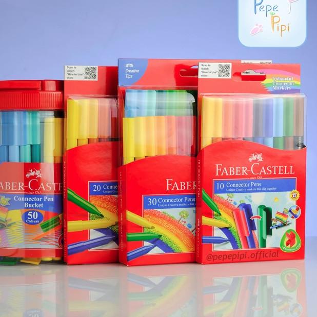 Faber Castell Pen Connector Markers 10, 20, 30 And 50 Pcs 10 Pcs