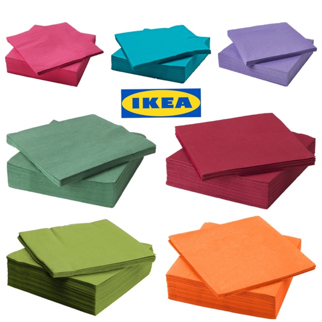 IKEA FANTASTISK Napkin Tissue Paper 40x40cmTisu Ikea Shopee Malaysia