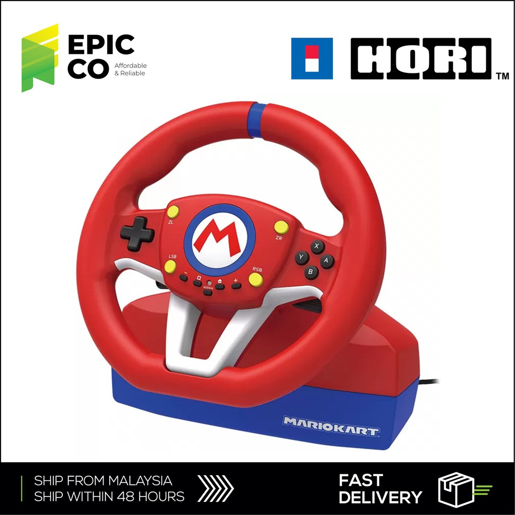 Hori Mario Kart Racing Wheel Pro Mini for Nintendo Switch (Officially