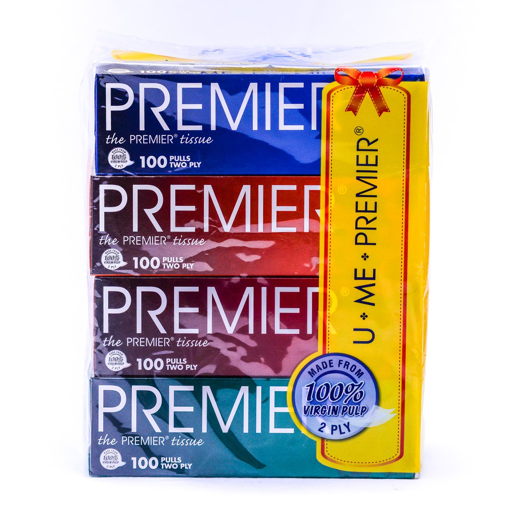 Premier Facial Tissue 4box (2fold x 100pcs) Shopee Malaysia