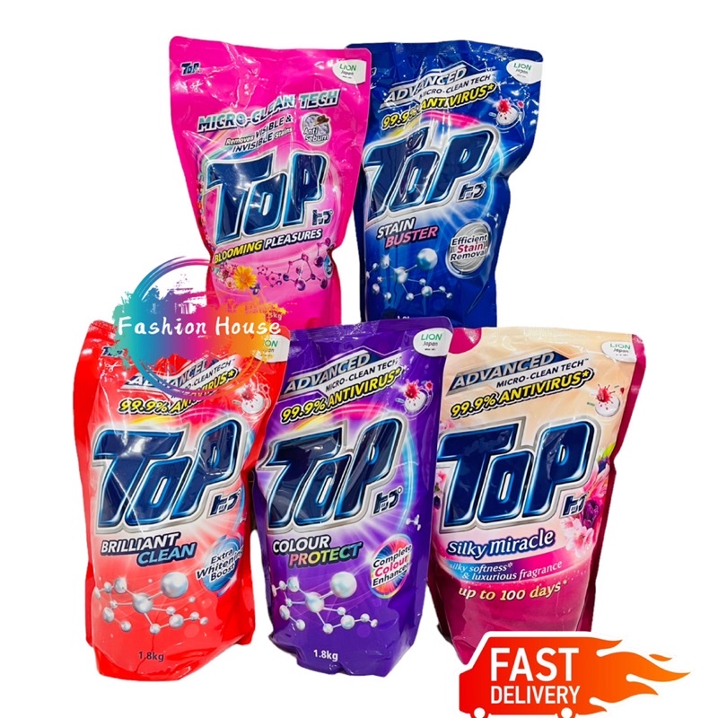 Top Liquid Detergent Refill 5 Variants (1.5kg1.8kg) Shopee Malaysia