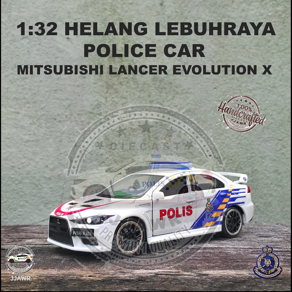 POLIS EVO X 132 Mitsubishi Lancer Evolution X Helang Lebuhraya PDRM