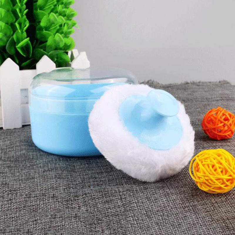 Powder Puff Storage Baby Powder Box Baby Bath Powder Container Bekas