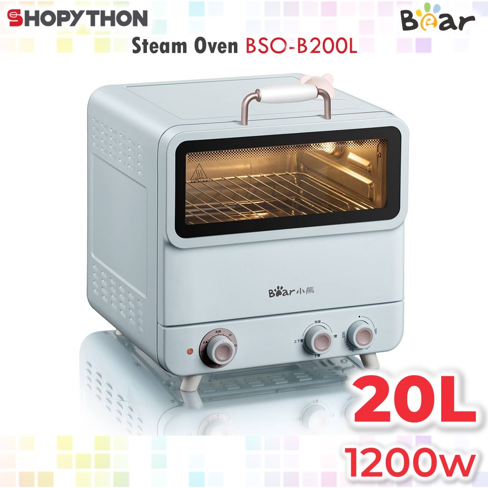 BEAR Steam Oven BSOB200L (20L/1200w) Mini Toaster Ovens Baking Egg