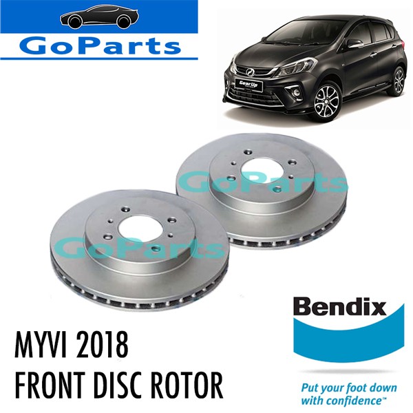 PERODUA MYVI 2017 BENDIX FRONT DISC ROTOR (PAIR) Shopee Malaysia
